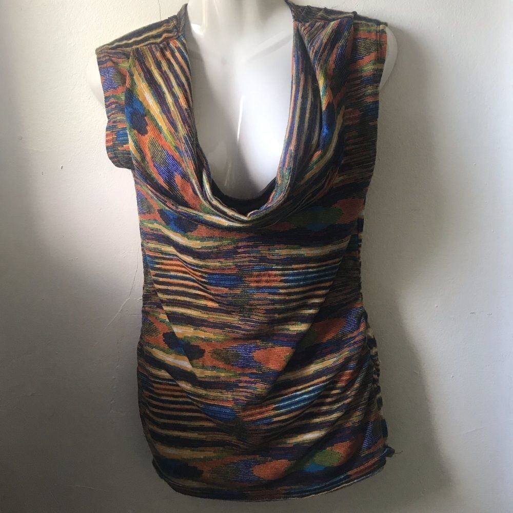 No Boundaries Tribal Pattern Multi Color Shirt - image 1